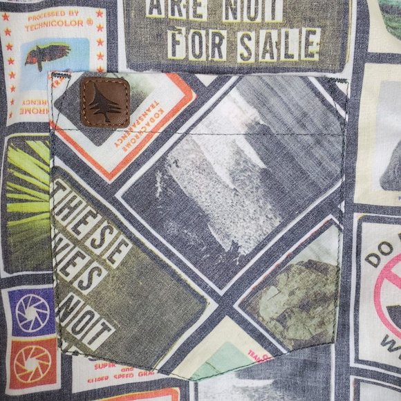 Hippytree Shirt Mens S Academia Country Western Cottagecore All Over Print - Picture 8 of 9